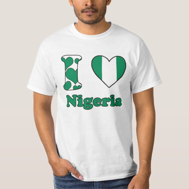I love Nigeria Tröja (Framsida)