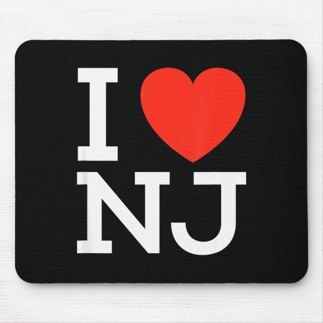 I Love Nj - Heart T Shirt For New Jersey Lovers  Musmatta (Framsidan)