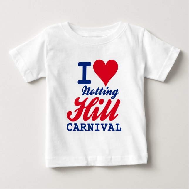I LOVE NOTTING HILL CARNIVAL TEE SHIRT (Framsida)