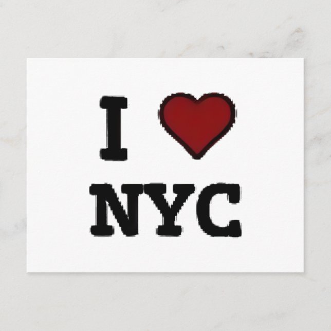 I Love NYC heart Tilläggskort (Framsida)