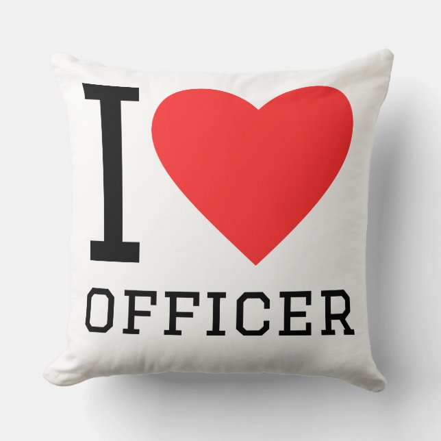 I love officer kudde (Framsida)