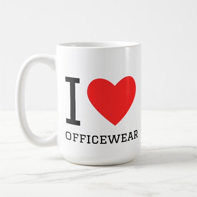 I love officewear kaffemugg (Vänster)