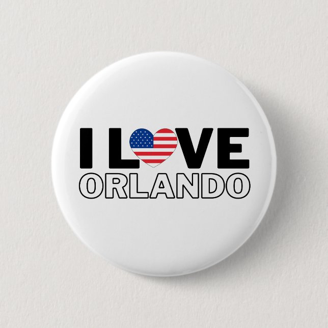I LOVE ORLANDO - For real Orlandoans! Knapp (Framsida)