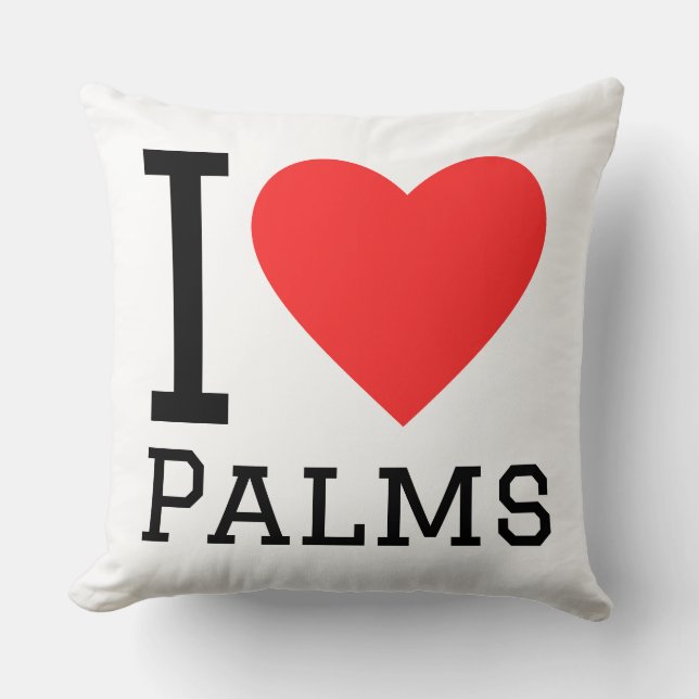 I love palms kudde (Framsida)