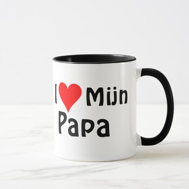 I Love papa mok Mugg (Höger)
