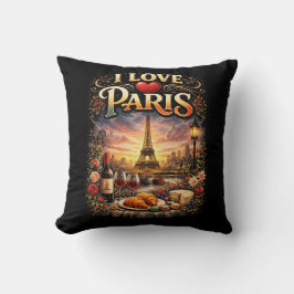 I Love Paris Kudde