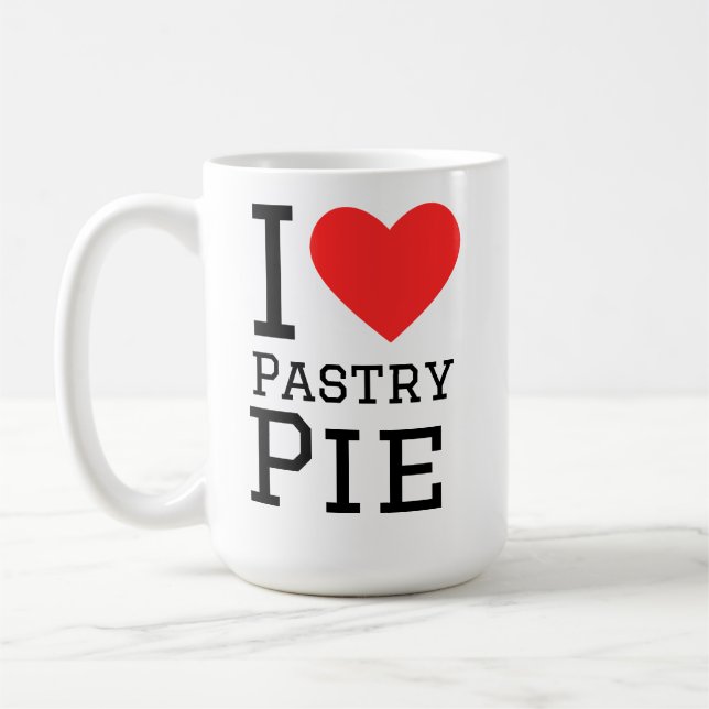 I love pastry pie kaffemugg (Vänster)