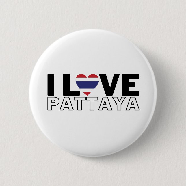I LOVE PATTAYA - For real Pattayans! Knapp (Framsida)