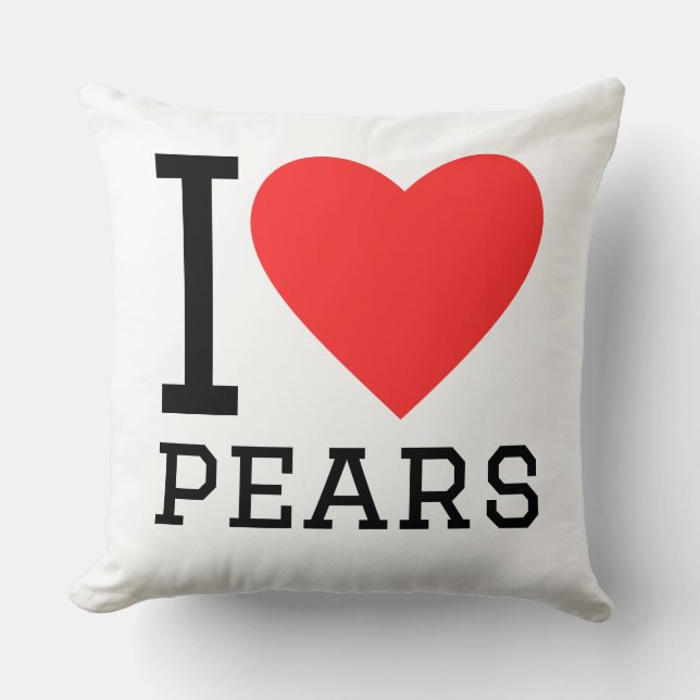 I love pears kudde (Framsida)