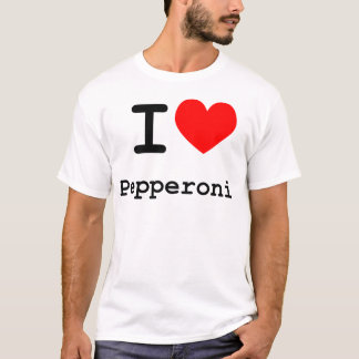 I Love Pepperoni Tee Shirt