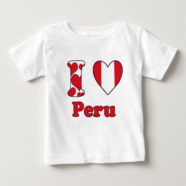 I love Peru Tröja (Framsida)
