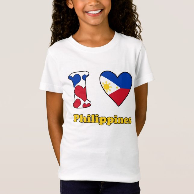 I love Philippines T-shirt (Framsida)