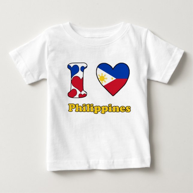 I love Philippines T-shirt (Framsida)