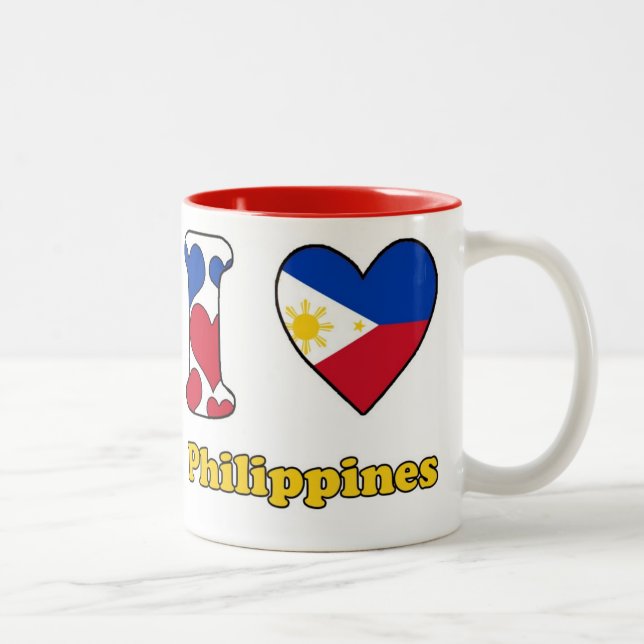 I love Philippines Två-Tonad Mugg (Höger)