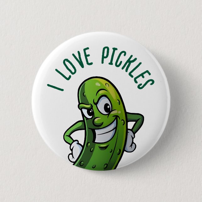 I Love Pickles Knapp (Framsida)