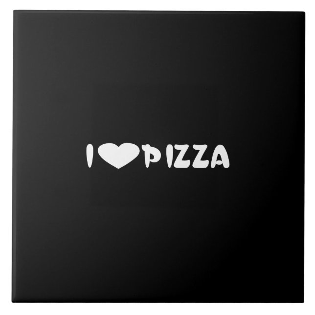 i love pizza kakelplatta (Framsidan)