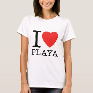 I Love Playa Tee Shirt