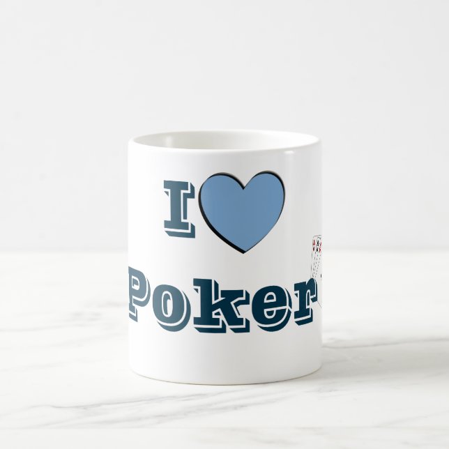 I Love Poker Kaffemugg (Center)