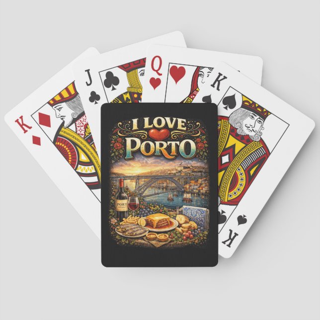 I Love Porto Casinokort (Baksidan)