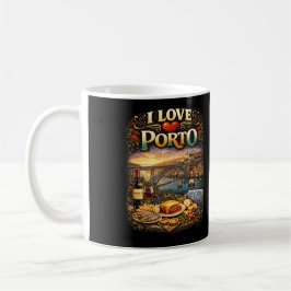 I Love Porto Kaffemugg