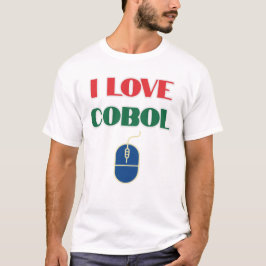 I Love Programming and I Love Cobol T Shirt