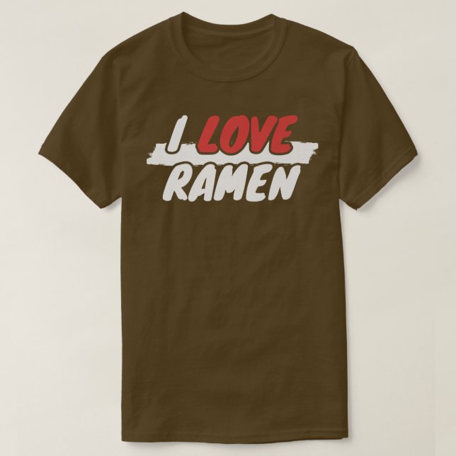 I Love Ramen 299 T Shirt (Design framsida)