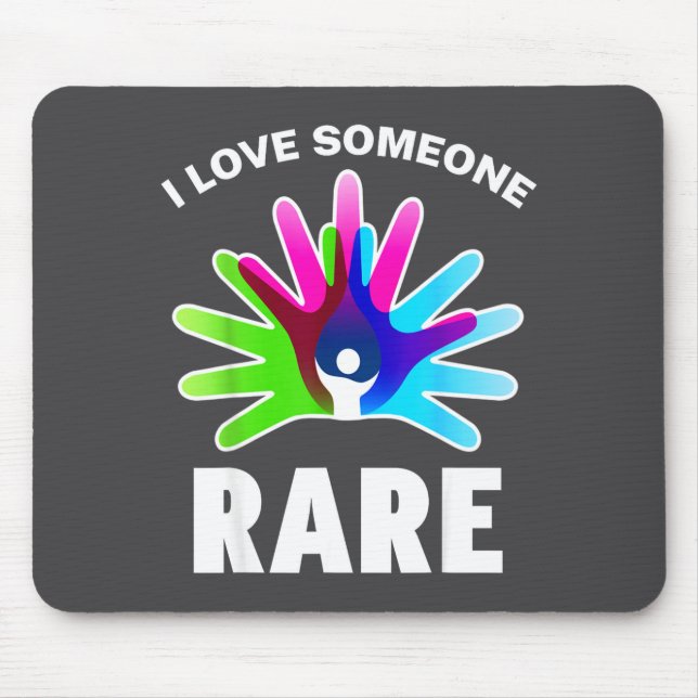I Love Rare Disease Awareness Shirt - Rare Disease Musmatta (Framsidan)