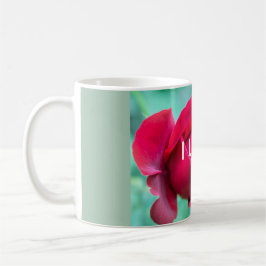 I LOVE Red Rose Mug Kaffemugg