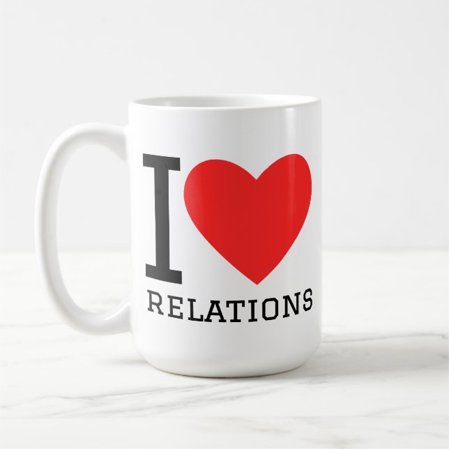 I love relations kaffemugg (Vänster)