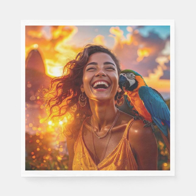 I LOVE RIO PAPPERSSERVETT (Framsidan)