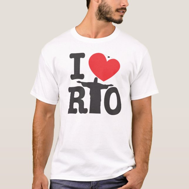 I love Rio Tee Shirt (Framsida)