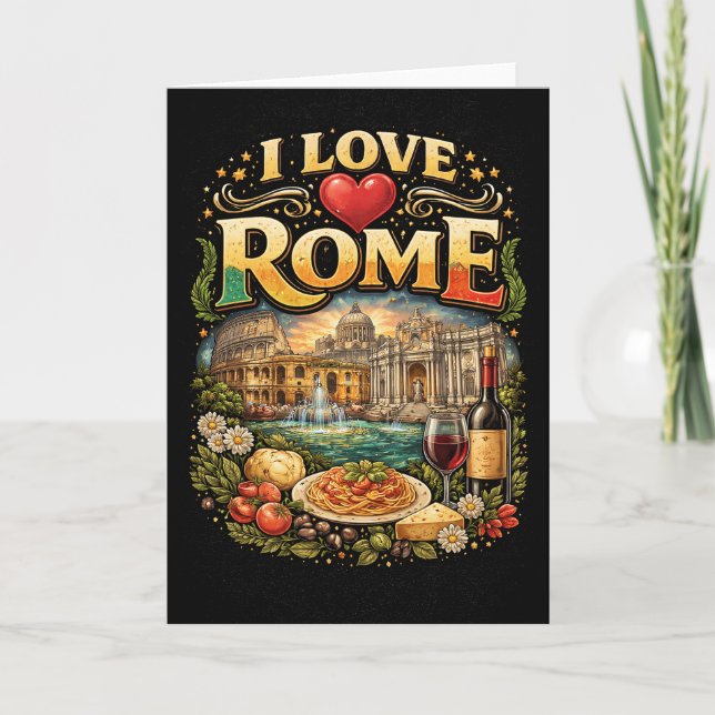 I Love Rome Helgkort (Framsida)