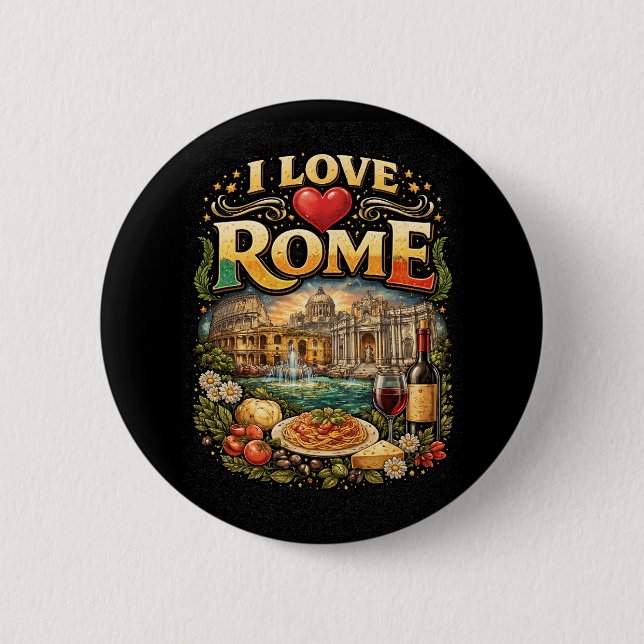 I Love Rome Knapp (Framsida)