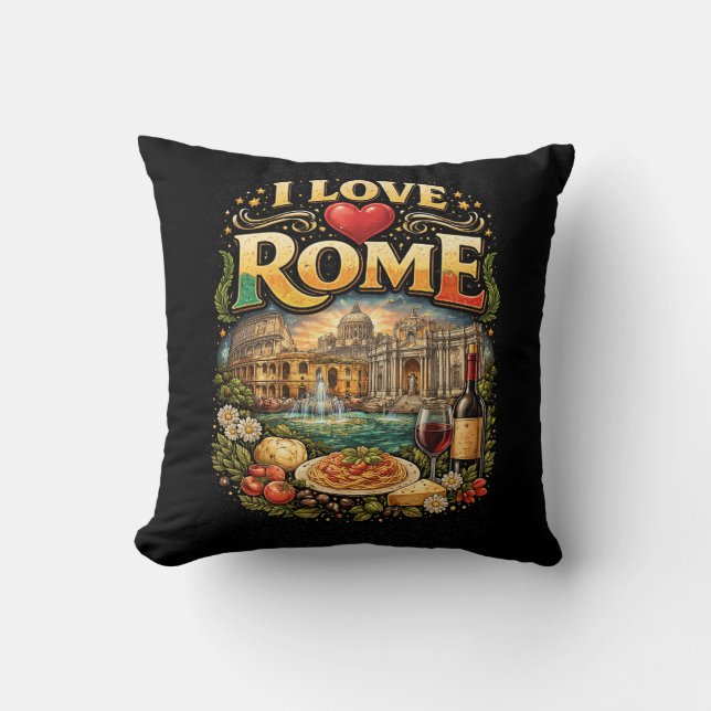 I Love Rome Kudde (Framsida)