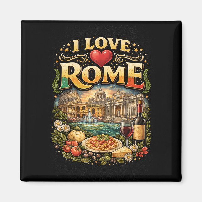 I Love Rome Magnet (Framsidan)