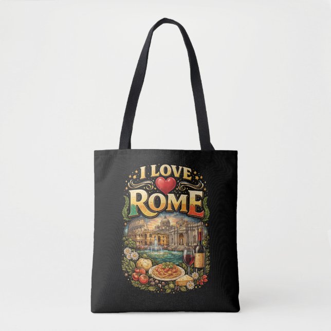 I Love Rome Tygkasse (Framsida)