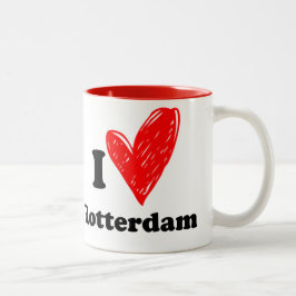 I love Rotterdam Två-Tonad Mugg