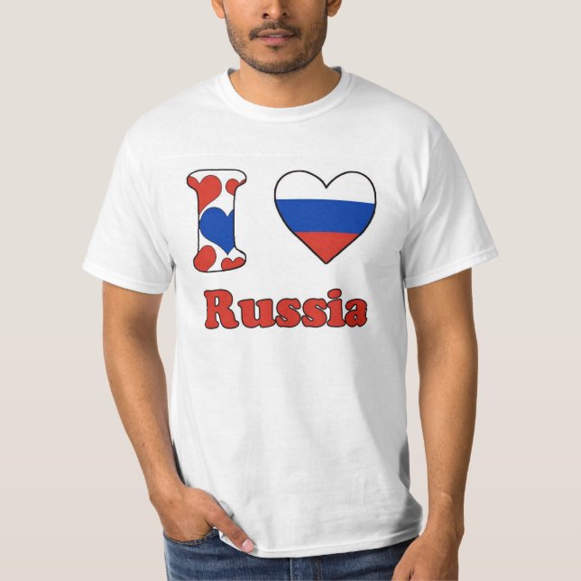 I love Russia T-shirt (Framsida)