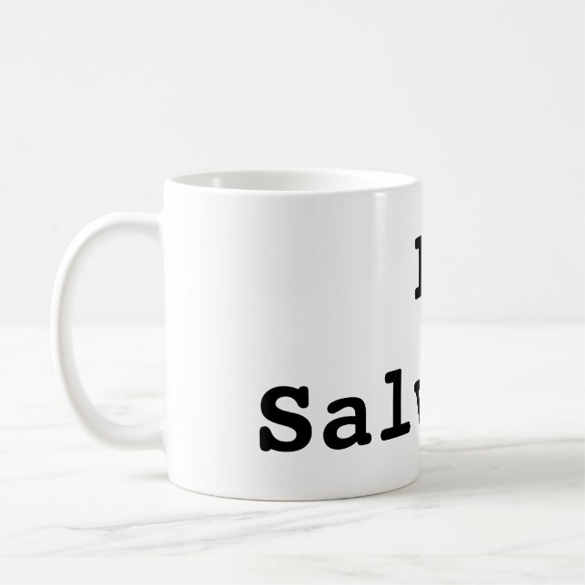 I love Salvador Kaffemugg (Vänster)