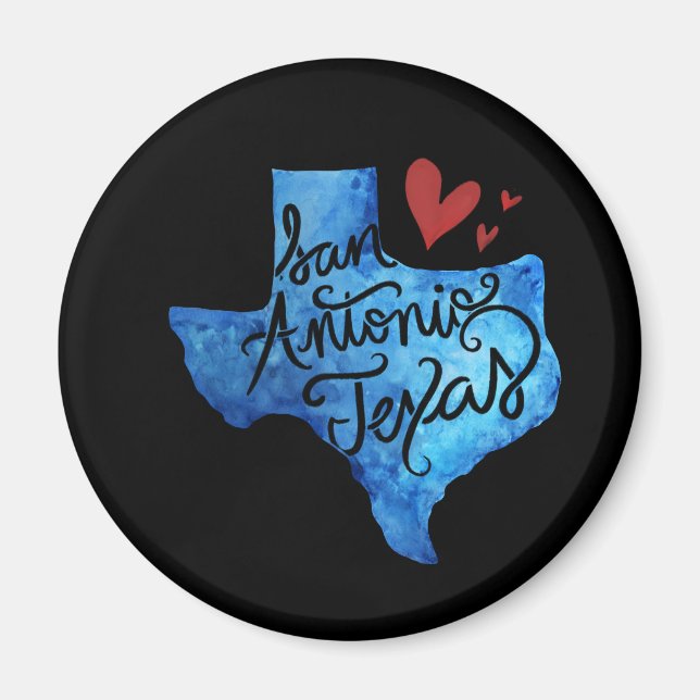 I love San Antonio Texas Magnet (Framsidan)