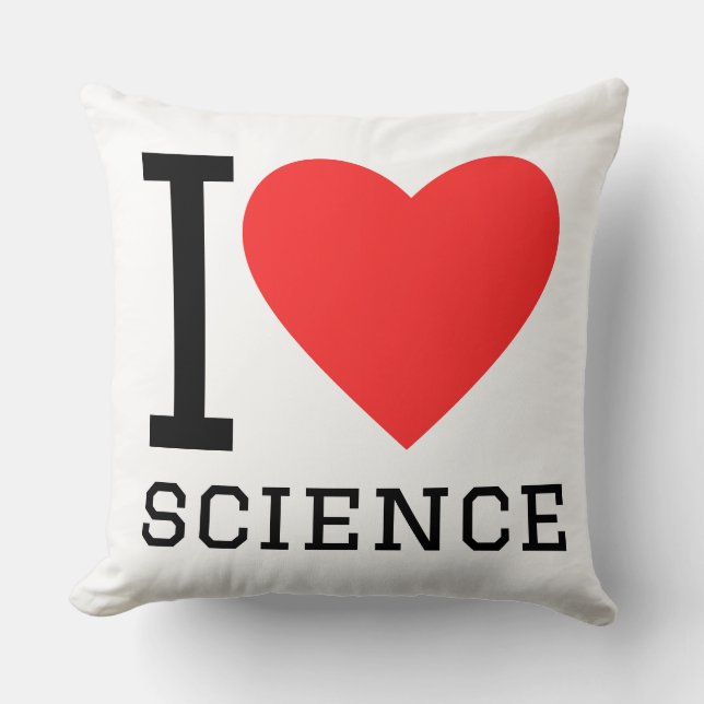 I love science kudde (Framsida)