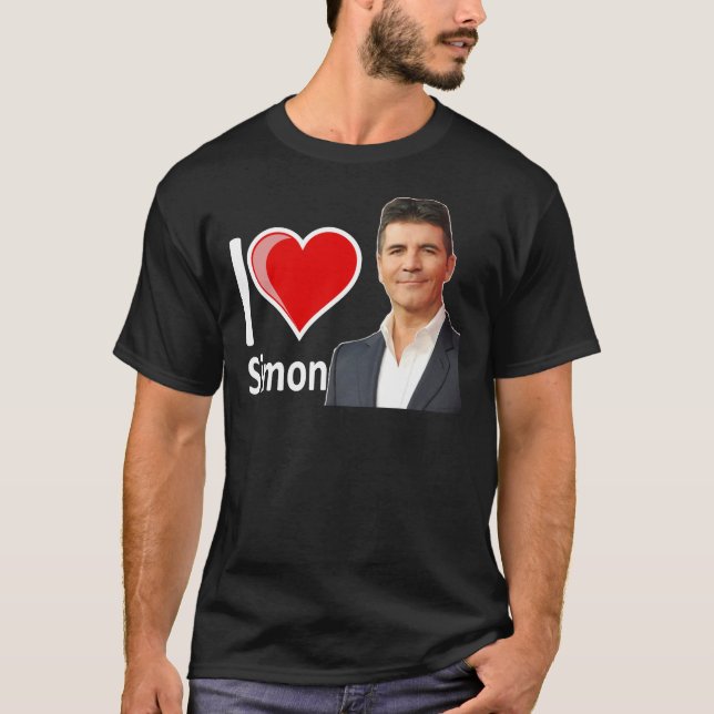 I Love Simon Cowell Essential T-Shirt (Framsida)