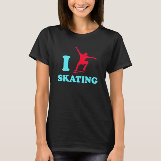 I LOVE SKATING T SHIRT (Framsida)