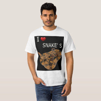 i love snakes t shirt