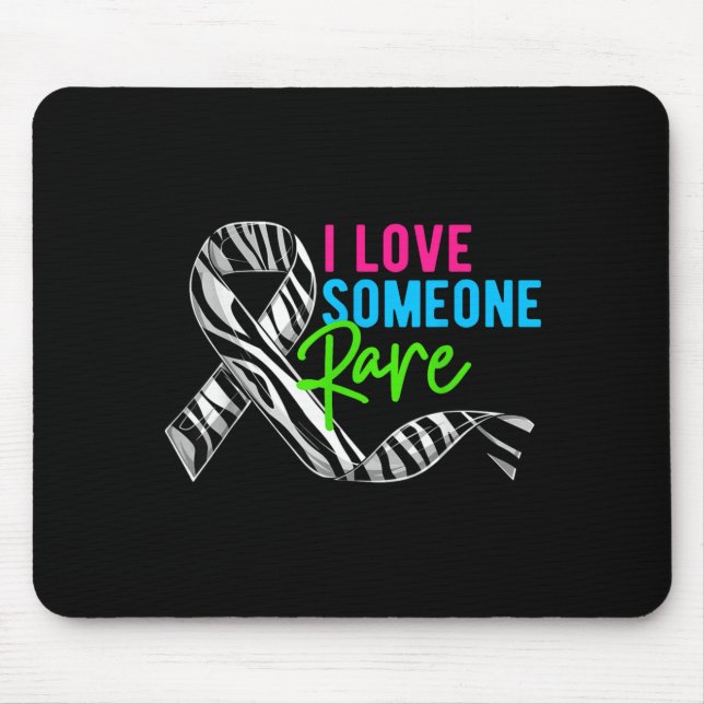 I Love Someone Rare Zebra Ribbon - Rare Disease Aw Musmatta (Framsidan)