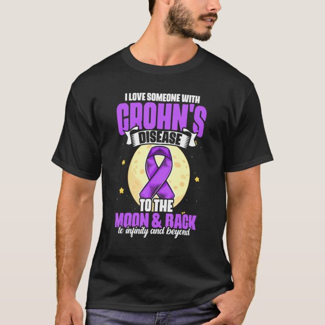 I Love Someone With Crohn's Disease for Patient T Shirt (Framsida)
