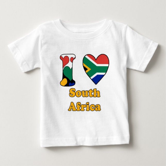 I love South Africa Tee Shirt (Framsida)