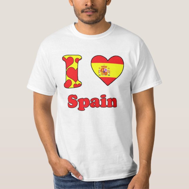 I love Spain T Shirt (Framsida)