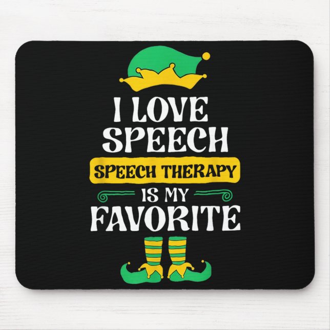 I Love Speech Speech Therapy Is My Favorite  Musmatta (Framsidan)
