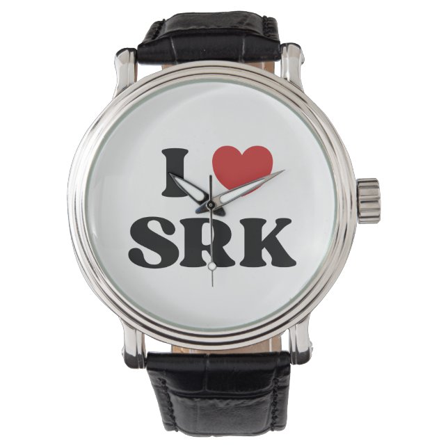 I Love SRK - I Love Shahrukh Khan Armbandsur (Framsida)